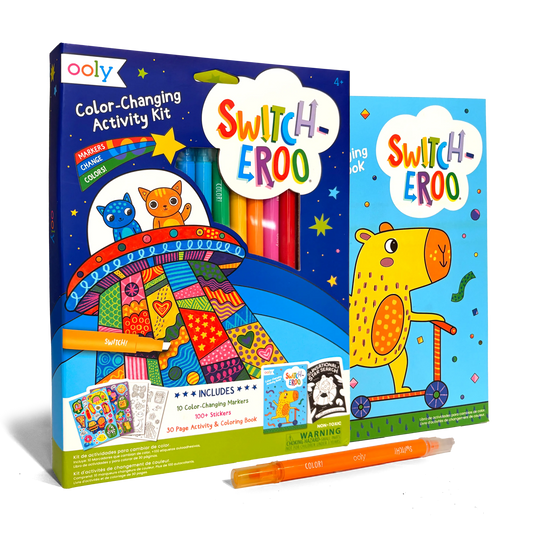 Ooly Switch-eroo! Color-Changing Activity Kit - Markers Stickers Coloring Book