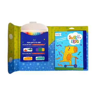 Ooly Switch-eroo! Color-Changing Activity Kit - Markers Stickers Coloring Book