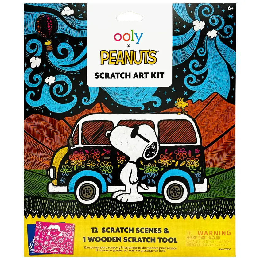 PEANUTS Scratch Art Kit