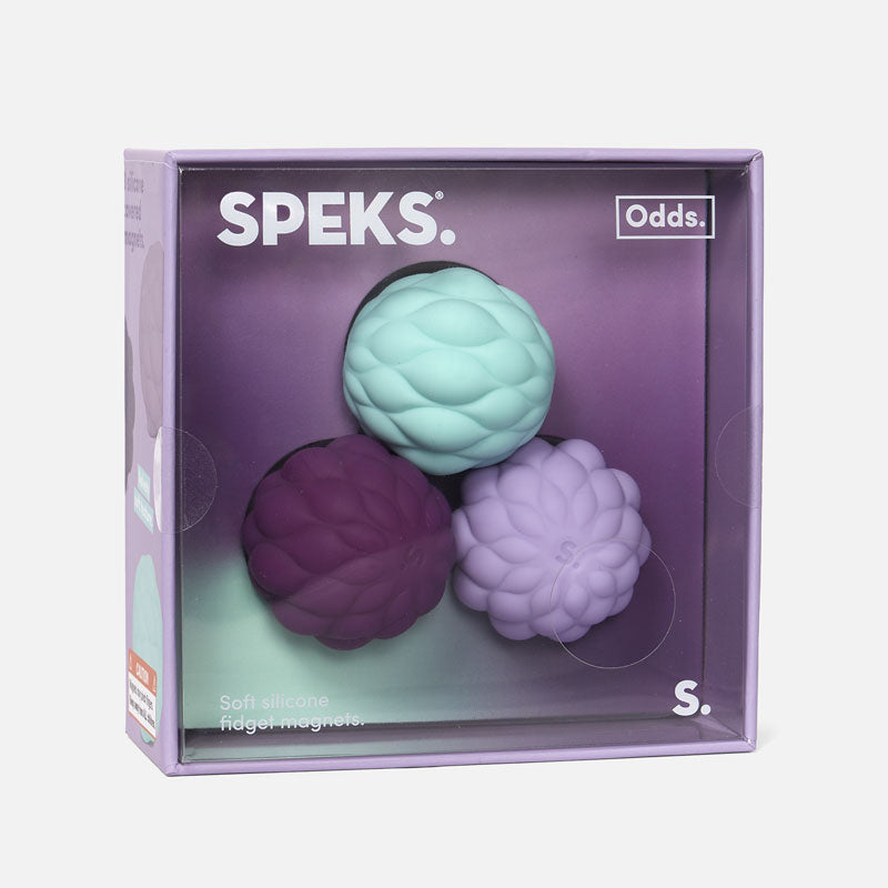 Speks Odds Silicone Magnets Purple Puffs