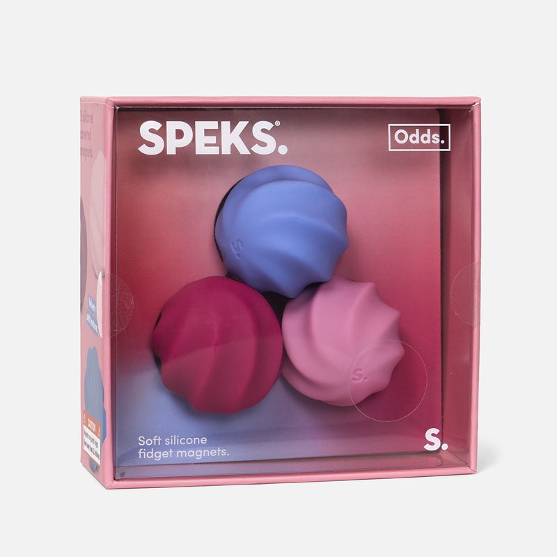 Speks Odds Silicone Magnets Pink Swirls