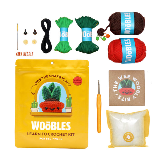 Woobles Otis the Snake Plant Crochet Kit