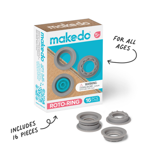 Makedo Cardboard Construction Roto-Ring 16PC