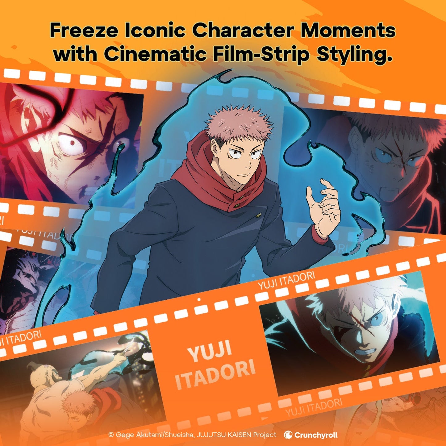Puremind Jujutsu Kaisen Itadori Film Frame Series Wooden Gallery