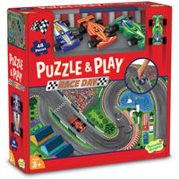 Puzzle & Play: Race Day 48 Piece Floor Puzzle