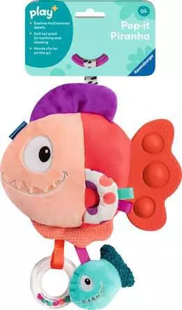 Ravensburger Play+ 12034114 Pop-it Piranha (red)