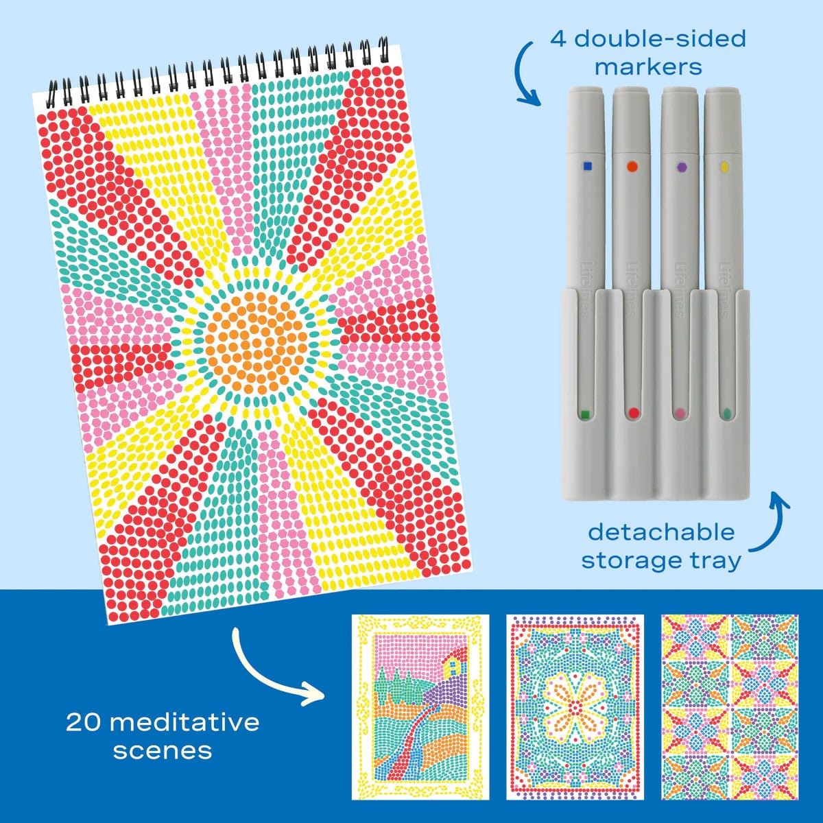 LifeLines Flowart Stamp By Shape Mediterranean