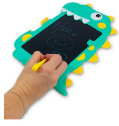 One For Fun Dinosaur LCD Drawing Tablet Green