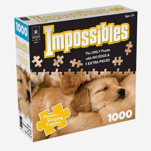 University Games Sleeping Puppies Impossibles Puzzle