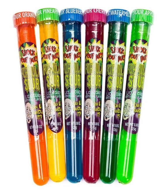 Squire Boone village Formula Sour Liquid Candy Test Tube (Random Color Assortment 1pc)