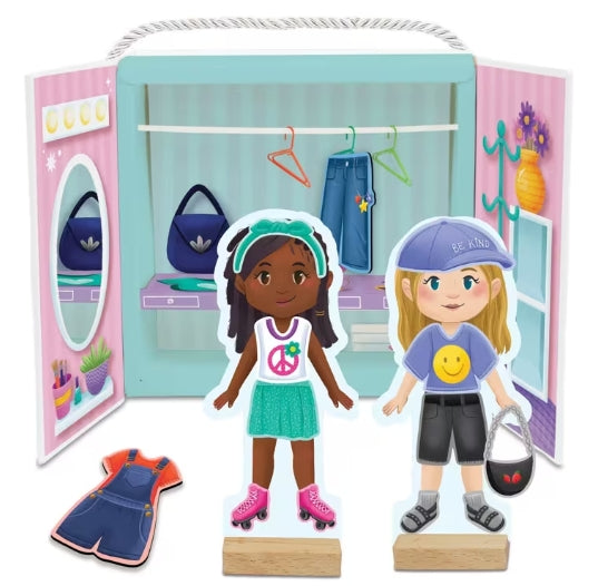 Mindware Magnetic Dress Up: Fashion Friends Playset