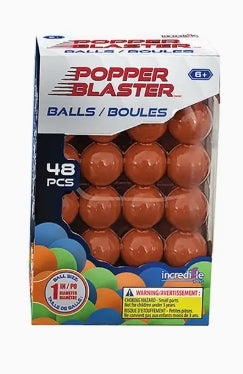 Incredible Group Popper Blasters 48pc Refill Balls (Random Color Assortment)