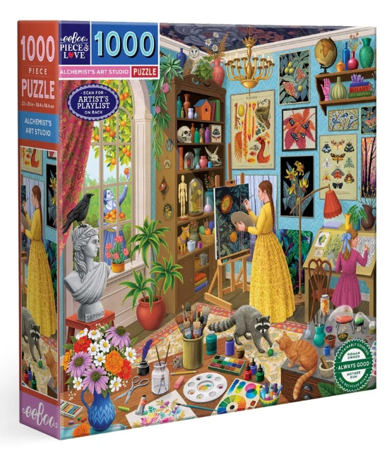 Eeboo Alchemist's Art Studio 1000 Piece Puzzle