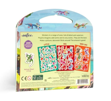Eeboo Dragon stickers
