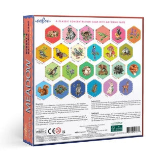Eeboo Life in a Meadow Matching Game
