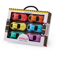 Sidewalk Chalk Race Cars