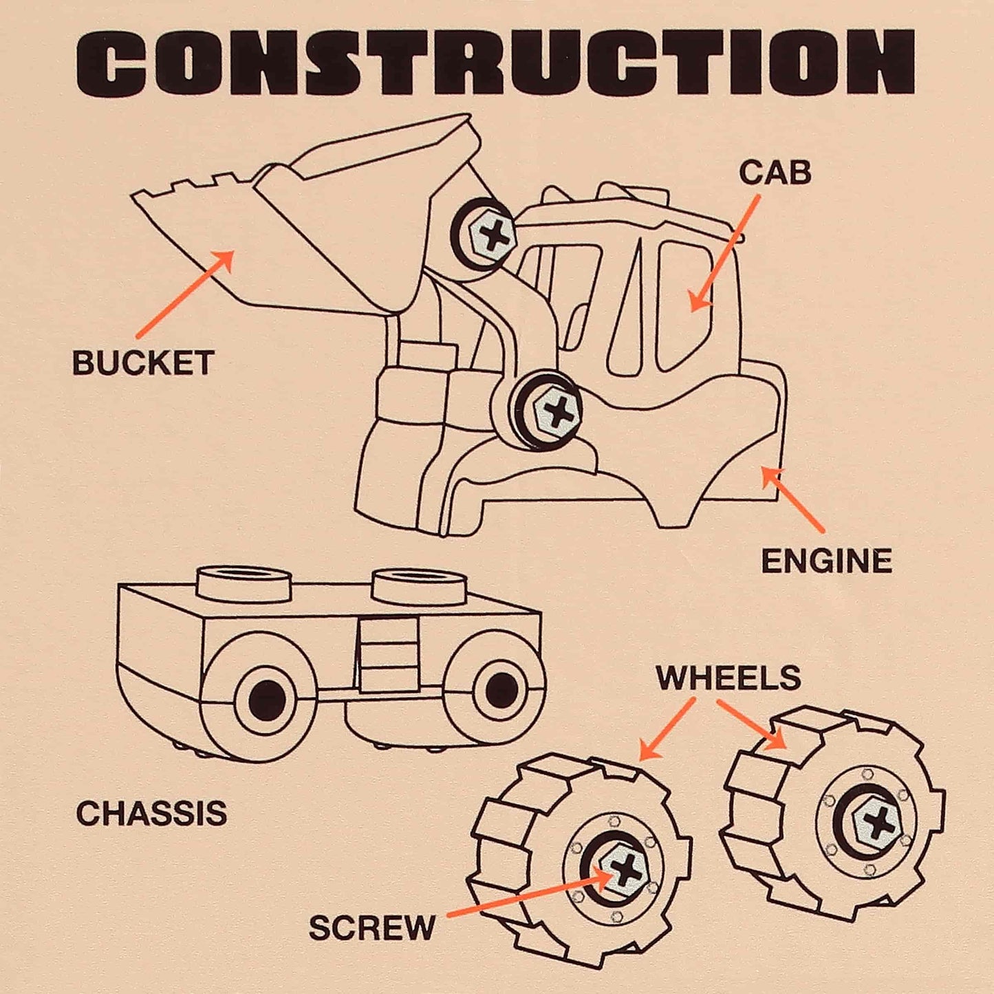 Aurora® Toys - Wheatley™ - 8" Take-A-Part Loader