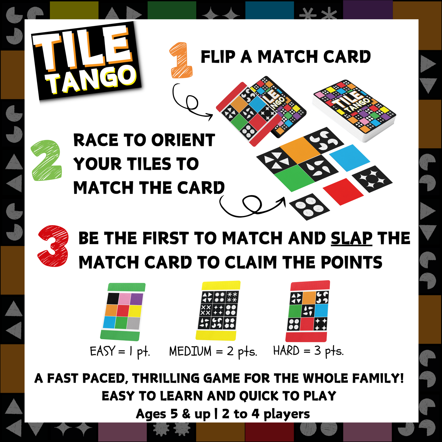 Fun Squared Games Tile Tango Game