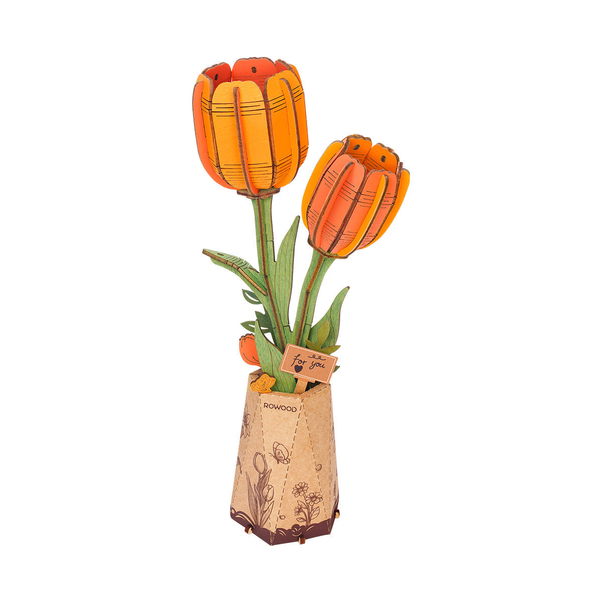 Robotime Orange Tulip
