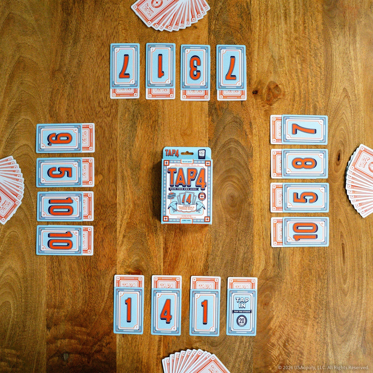 The Op Games Tap 4 Card Game