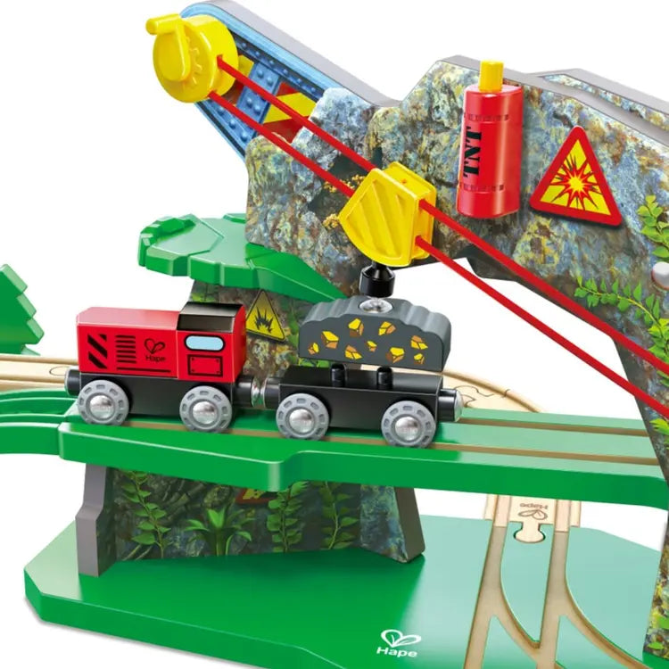 Hape Treasure Mountain Train Set