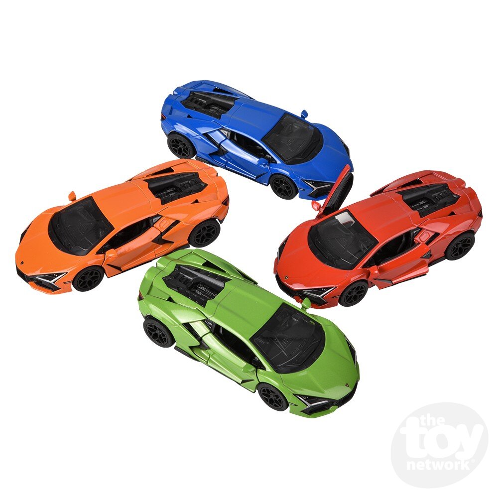 Toy Network 5" Diecast Pull Back Lamborghini Revuelto (Random Color Assortment 1pc)