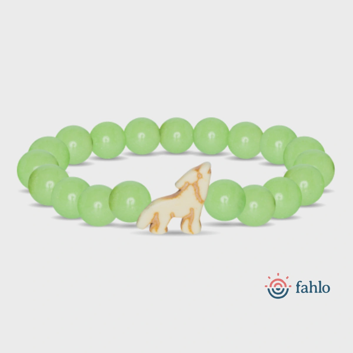 Fahlo Red Wolf Bracelet Sage Glow
