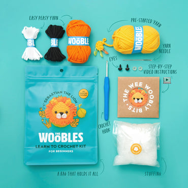 Woobles - Sebastion the Lion Crochet kit