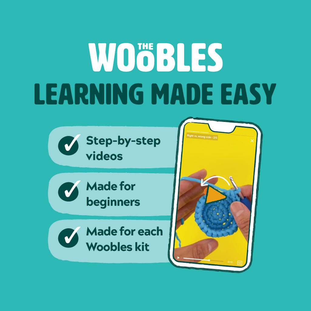Woobles Secret Sweeties Charm Bracelet Crochet Kit