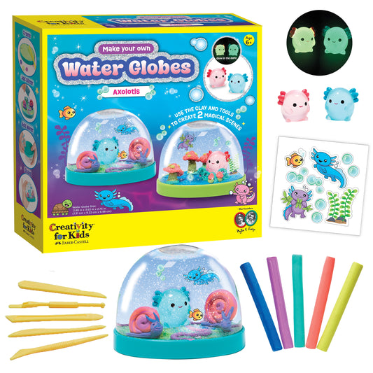 Creativity for Kids Make Your Own Axolotl Water Globes