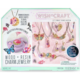 Wish Craft Wood + Resin Charm Jewelry | bright stripes | 2011