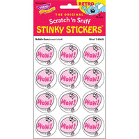 Wow! - Bubble Gum Retro Stinky Stickers