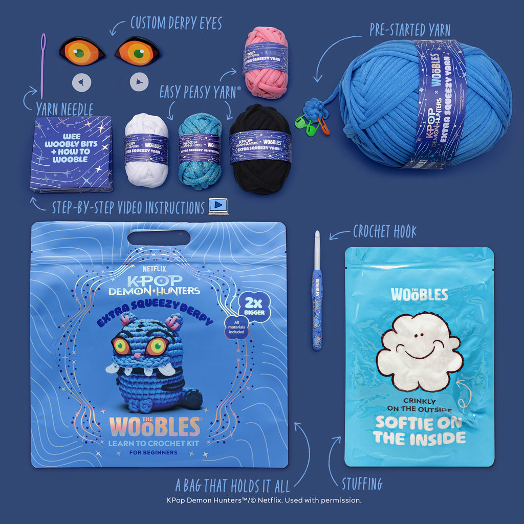 Woobles Derpy Extra Squeezy Crochet Kit