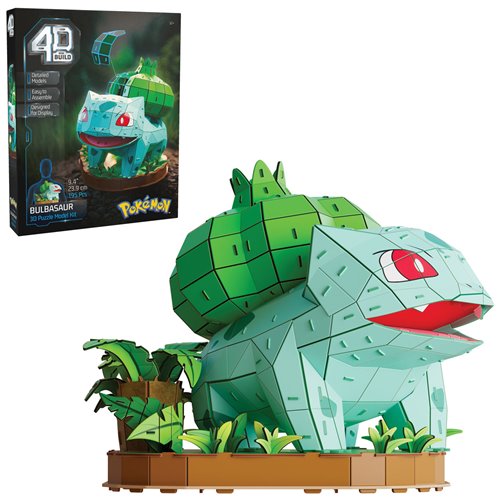 Spin Master 4D Build Bulbasaur 3D Puzzle Model Kit