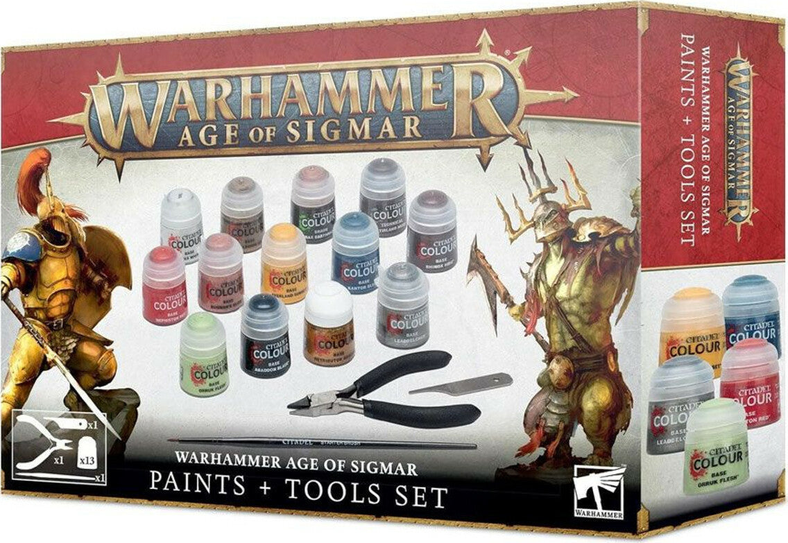 80-17 Warhammer: Age of Sigmar: Paints & Tools Set