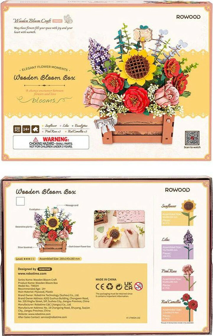 Wooden Flower Box
