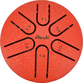 3″ Steel Tongue Drum (Red)