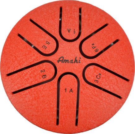 3″ Steel Tongue Drum (Red)