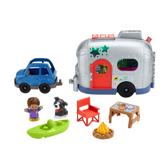 Fisher Price Little People Light-Up Learning Camper Electronic Toy Rv For Toddlers