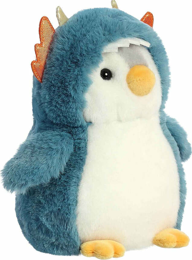 Aurora PomPom Penguin™ - 7" Dragon