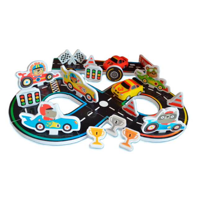 Buddy & Barney Bath Time Grand Prix Racing Car Set