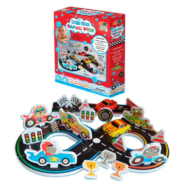 Buddy & Barney Bath Time Grand Prix Racing Car Set