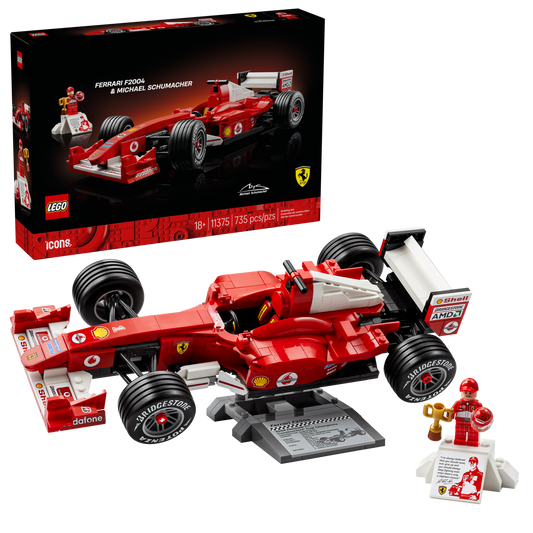 LEGO® 11375 LEGO® Icons Ferrari F2004 & Michael Schumacher