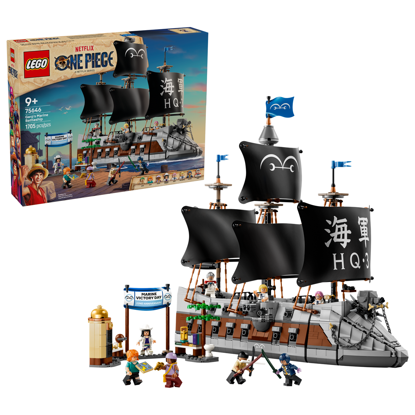 LEGO® 75646 One Piece Garp's Marine Battleship