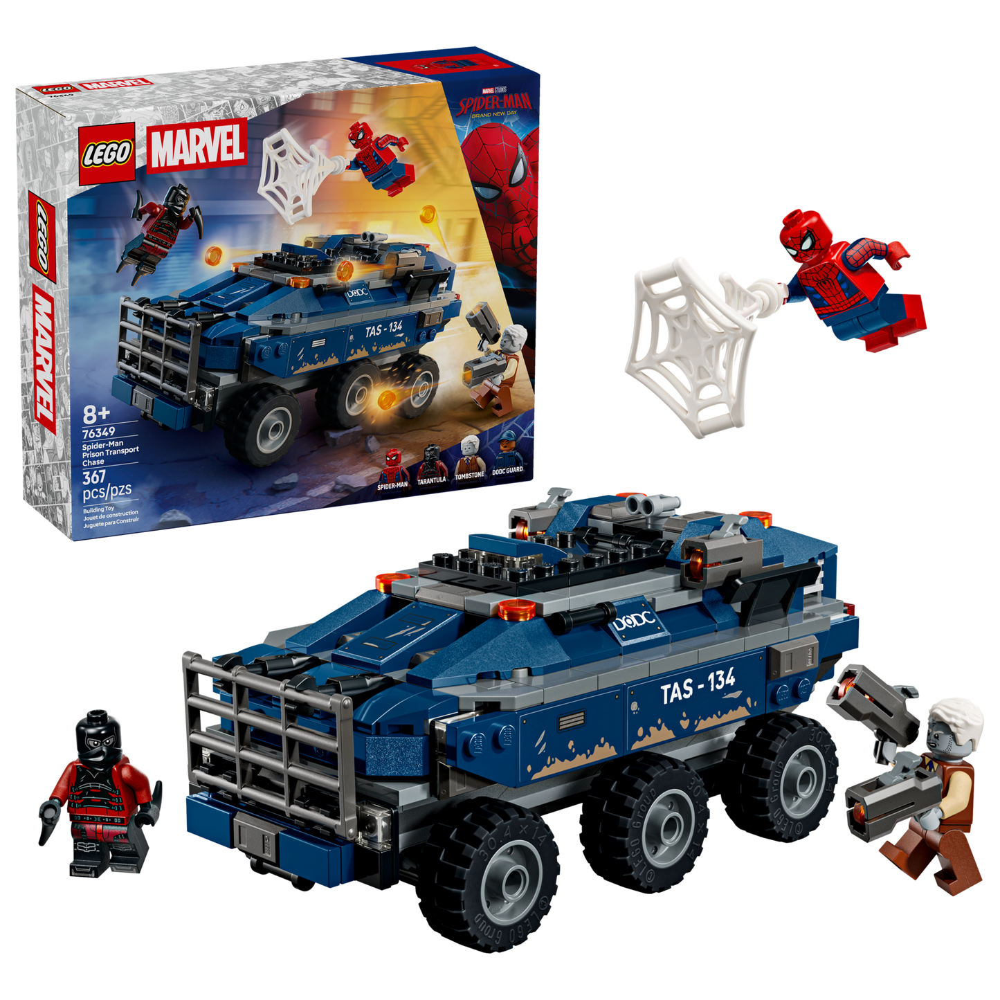 LEGO 76349 Marvel Spider-Man Prison Transport Chase