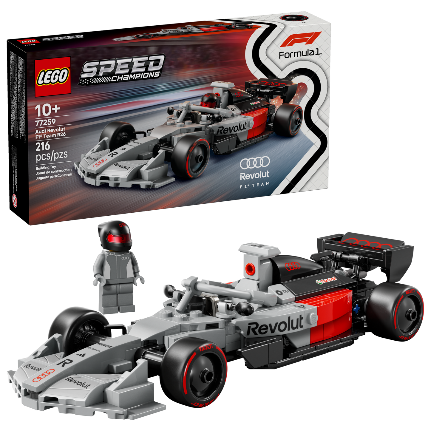 LEGO® 77259 Speed Champions Audi Revolut F1® Team R26 Race Car