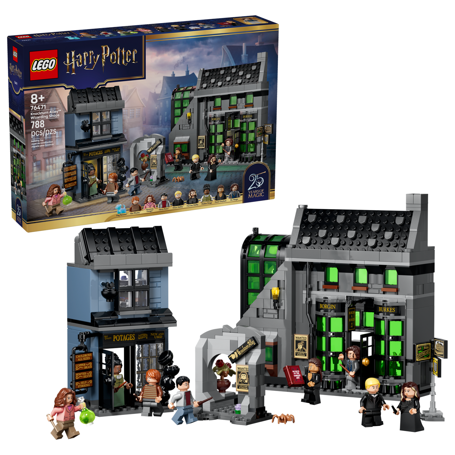 LEGO® 76471 Harry Potter™ Knockturn Alley™ Wizarding Shops