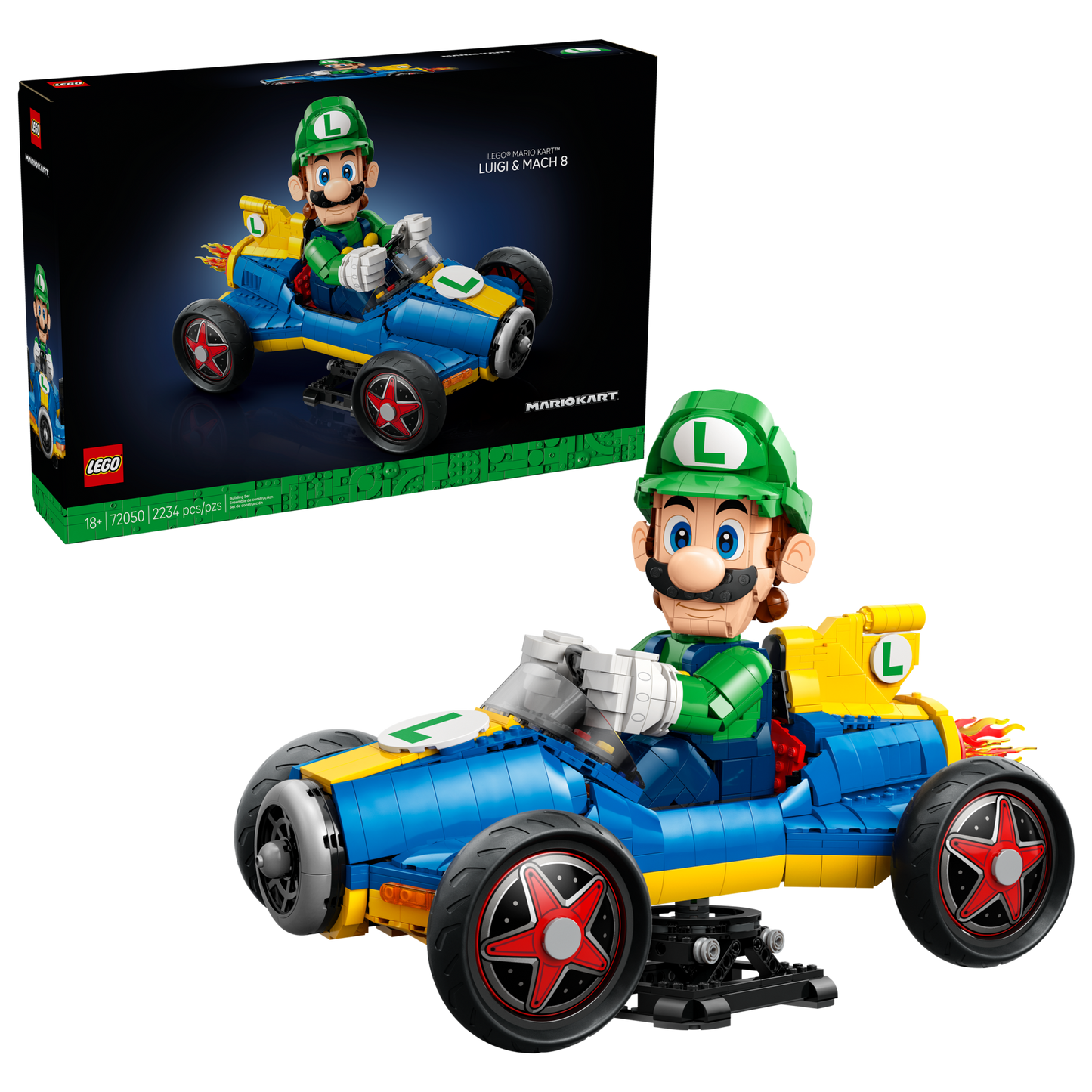 LEGO 72050  LEGO® Super Mario™ Mario Kart™ – Luigi & Mach 8
