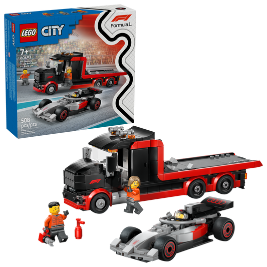 LEGO® 60493 City F1® Display Truck with Audi F1® Race Car
