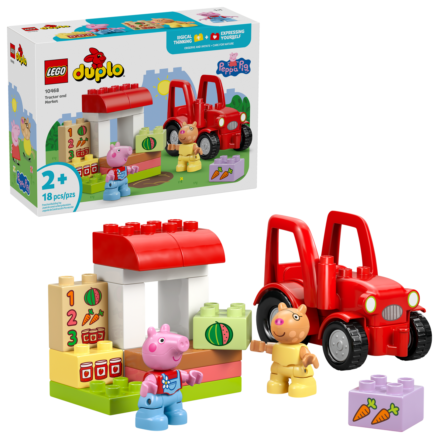LEGO® 10468 DUPLO® Tractor and Market